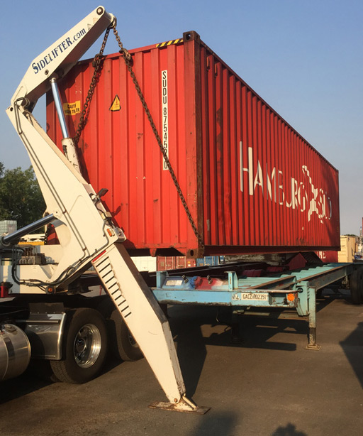 chassis load container